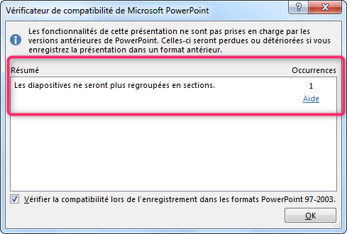 Imprimer dans Powerpoint